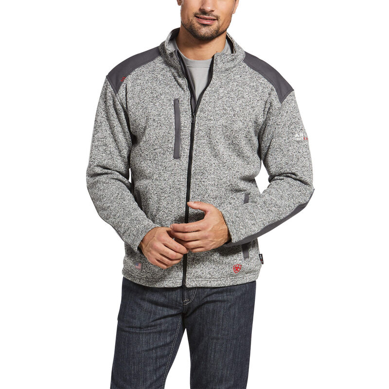 Chaqueta Ariat Fr Caldwell Full Zip Gris Hombre - Chile 362-ARPCYV